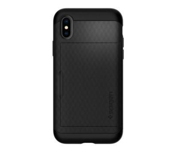 Etui Crystal Wallet do iPhone X czarne - 1381958 - zdjęcie 2